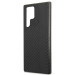 AMG Carbon Effect Leather Case - дизайнерски кожен кейс с висока защита за Samsung Galaxy S22 Ultra (черен) 4