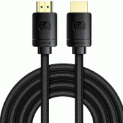 Baseus High Definition Series HDMI 2.1, 8K 60Hz Cable - високоскоростен 8K HDMI към HDMI кабел (300 см) (черен) 