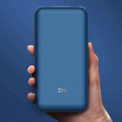 Xiaomi ZMI Pro Powerbank, 65W, 20 000mAh - преносима външна батерия с два USB-A и един USB-C изходи и технология за бързо зареждане (тъмносин)  3