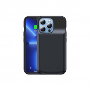 USAMS CD176 Battery Case 4500mAh - удароустойчив кейс с вградена батерия за iPhone 13 Pro Max (черен)