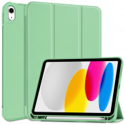 Tech-Protect SC Pen Case - силиконов кейс и поставка за iPad 10 (2022) (светлозелен) 