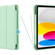 Tech-Protect SC Pen Case - силиконов кейс и поставка за iPad 10 (2022) (светлозелен)  2