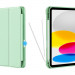 Tech-Protect SC Pen Case - силиконов кейс и поставка за iPad 10 (2022) (светлозелен)  3