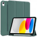 Tech-Protect SC Pen Case - силиконов кейс и поставка за iPad 10 (2022) (тъмнозелен)  1