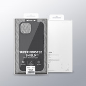 Nillkin Super Frosted Pro Case - хибриден удароустойчив кейс за iPhone 14 (черен)  5