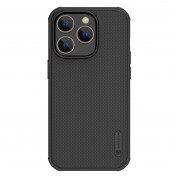 Nillkin Super Frosted Pro Case - хибриден удароустойчив кейс за iPhone 14 Pro Max (черен) 
