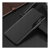 Tech-Protect Smart View Leather Flip Case - кожен калъф, тип портфейл за Xiaomi 12T, Xiaomi 12T Pro (черен) 2