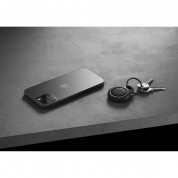 Nomad Rugged Keychain - висококачествен хибриден ключодържател от за Apple AirTag (черен) 5