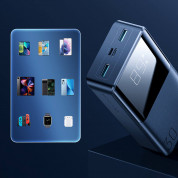 Joyroom 15W Fast Charging Power Bank 30000 mAh - преносима външна батерия с USB-C порт, и 2xUSB-A изхода (черен) 5