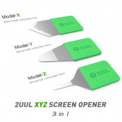 2UUL 3-in-1 DA91 XYZ Screen Opener - комплект стоманени инструменти за отваряне на мобилни устройства (3 броя) 1