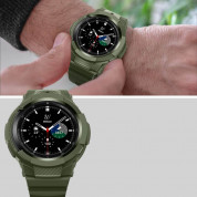 Tech-Protect Scout Pro Case - удароустойчив TPU кейс с вградена силиконова каишка за Samsung Galaxy Watch 5, Galaxy Watch 4 44mm (черен) 6