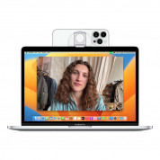 Belkin iPhone Mount with MagSafe for Macbook - магнитен пръстен за прикрепяне към iPhone с MagSafe с поставка за Macbook (бял)