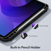 ESR Rebound Pencil Case - полиуретанов калъф с поставка и отделение за Apple Pencil за iPad 10 (2022) (черен) 1