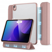 ESR Ascend Hybrid Case - полиуретанов калъф с отделящ се кейс и поставка за iPad 10 (2022) (розово злато)