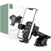 Tech-protect V4 Dashboard Car Phone Holder with Adjustable Arm (blacK)
