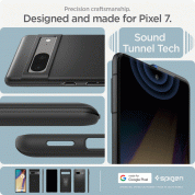 Spigen Thin Fit Case - качествен тънък матиран кейс за Google Pixel 7 (черен) 14