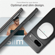 Spigen Thin Fit Case - качествен тънък матиран кейс за Google Pixel 7 (черен) 15