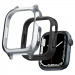 Spigen Metal Fit Pro - удароустойчив хибриден кейс със стоманена каишка за Apple Watch 8 45мм, Apple Watch 7 45мм (сребрист)  3