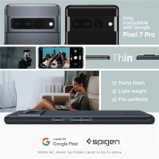Spigen Thin Fit Case for Google Pixel 7 Pro (metal slate) 17