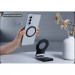 Nillkin SnapFlex Magnetic Mount Holder With SnapFlex Adapter - мултифункционална поставка за прикрепяне към iPhone с MagSafe (черен) 6