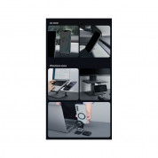 Nillkin SnapFlex Magnetic Mount Holder - мултифункционална поставка за прикрепяне към iPhone с MagSafe (черен) 3