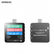 Power-Z KM003C USB-C Voltage Current Capacity Meter - USB тестер на напрежение, ток и капацитет (черен)