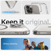 Spigen Ultra Hybrid MagSafe Case - хибриден кейс с висока степен на защита с MagSafe за iPhone 14 Pro Max (карбон-прозрачен)  13