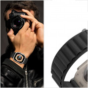 Tech-Protect Nylon Pro Band - текстилна каишка за Apple Watch 42мм, 44мм, 45мм, Ultra 49мм (черен) 3