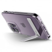 Spigen Ultra Hybrid S Case - хибриден кейс с висока степен на защита и вградена поставка за iPhone 14 Pro Max (прозрачен) 4