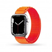 Tech-Protect Nylon Pro Band - текстилна каишка за Apple Watch 42мм, 44мм, 45мм, Ultra 49мм (оранжев) 1