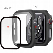 JC Defense360 Case - качествен твърд кейс с вграден стъклен протектор за дисплея на Apple Watch Ultra 49мм (прозрачен) 1