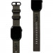 Urban Armor Gear Active Nato Eco Strap - изключително здрава текстилна каишка за Apple Watch 42мм, 44мм, 45мм, Ultra 49мм (зелен) 7