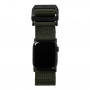 Urban Armor Gear Active Watch Strap - изключително здрава текстилна каишка за Apple Watch 42мм, 44мм, 45мм, Ultra 49мм (зелен) 2