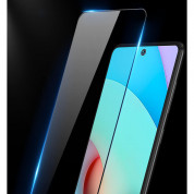 Dux Ducis 9D Case Friendly Full Coveraged Tempered Glass - калено стъклено защитно покритие за целия дисплей на Xiaomi Redmi 10 (2022) (черен-прозрачен) 6