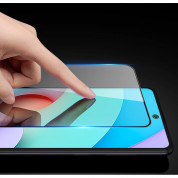 Dux Ducis 9D Case Friendly Full Coveraged Tempered Glass - калено стъклено защитно покритие за целия дисплей на Xiaomi Redmi 10 (2022) (черен-прозрачен) 8