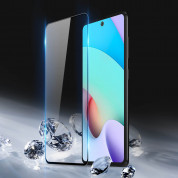 Dux Ducis 9D Case Friendly Full Coveraged Tempered Glass - калено стъклено защитно покритие за целия дисплей на Xiaomi Redmi 10 (2022) (черен-прозрачен) 3