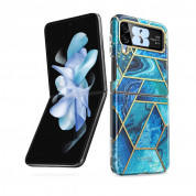 i-Blason Cosmo SupCase Protective Case - хибриден удароустойчив кейс с за Samsung Galaxy Z Flip 4 (син)