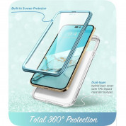 i-Blason Cosmo SupCase Protective Case - удароустойчив хибриден кейс с вграден протектор за дисплея за iPhone 14 Pro Max (син) 2