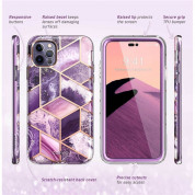 i-Blason Cosmo SupCase Protective Case for iPhone 14 Pro Max (marble purple) 2