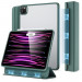 ESR Ascend Hybrid Case - полиуретанов калъф с отделящ се кейс и поставка за iPad Pro 12.9 M1 (2021), iPad Pro 12.9 (2020) (зелен-прозрачен) 1