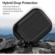 ESR AirPods Pro Orbit Halolock MagSafe Case - хибриден удароустойчив кейс с връзка за ръка съвместим с MagSafe за Apple AirPods Pro 2, AirPods Pro (черен) 3