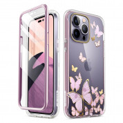 i-Blason Cosmo SupCase Protective Case for iPhone 14 Pro Max (purple fly)