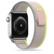 Tech-Protect Nylon Sport Band - текстилна каишка за Apple Watch 42мм, 44мм, 45мм, Ultra 49мм (бежов)