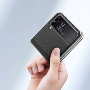 Dux Ducis Bril Book Case - кожен кейс за Samsung Galaxy Z Flip 4 (черен) 2
