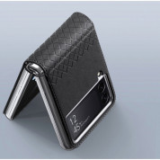 Dux Ducis Bril Book Case - кожен кейс за Samsung Galaxy Z Flip 4 (черен) 6