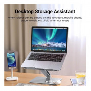 Ugreen Desk Folding Laptop Stand - сгъваема алуминиева поставка за MacBook и лаптопи от 11 до 17 инча (сребрист) 6