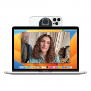 Belkin iPhone Mount with MagSafe for Macbook - магнитен пръстен за прикрепяне към iPhone с MagSafe с поставка за Macbook (черен)