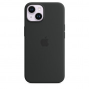 Apple iPhone Silicone Case with MagSafe - оригинален силиконов кейс за iPhone 14 Plus с MagSafe (черен) 1