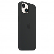 Apple iPhone Silicone Case with MagSafe - оригинален силиконов кейс за iPhone 14 Plus с MagSafe (черен) 2