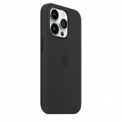 Apple iPhone Silicone Case with MagSafe - оригинален силиконов кейс за iPhone 14 Pro с MagSafe (черен) 2
